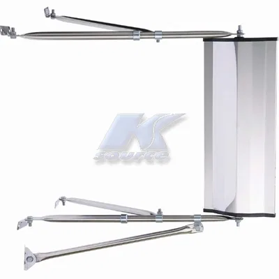 H3641 – K-SOURCE Exterior Mirror, Aftermarket Replacement Single Chrome Manual Non-Foldaway Without Heated Mirrors Wi...